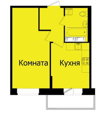 Продам однокомнатную (1-комн.) квартиру, Габдуллы Тукая ул, 41, Новое Шигалеево с