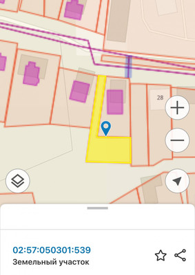 Продам участок 12 соток, ИЖС, Бахет ул, 26, Октябрьский г, 0 км от города