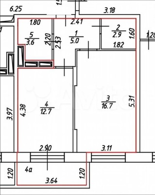 Продам однокомнатную (1-комн.) квартиру, Кузьминская ул, 5, Котельники г