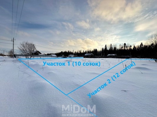 Продам участок 10 соток, ДНП, Жемчужная ул, Заостровье днп, 25 км от города