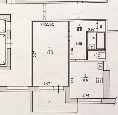 Продам однокомнатную (1-комн.) квартиру, Гурьева ул, 17, Раменское г
