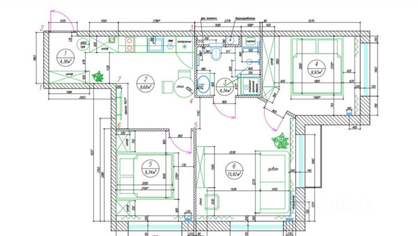 Продам двухкомнатную (2-комн.) квартиру, 1-я Ватутинская ул, 14к1, Десеновское п