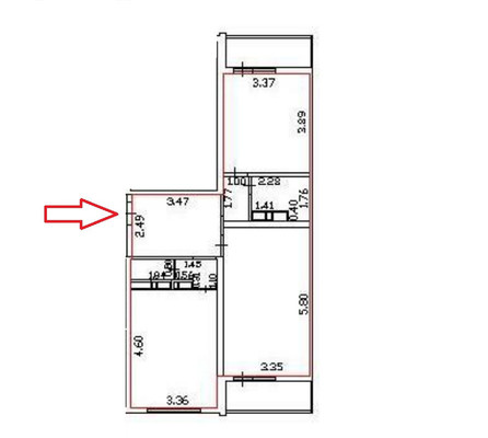 Продам двухкомнатную (2-комн.) квартиру, Суворовская ул, 79, Новороссийск г