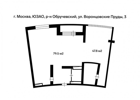 Продам двухкомнатную (2-комн.) квартиру, Воронцовские Пруды ул, 3, Москва г