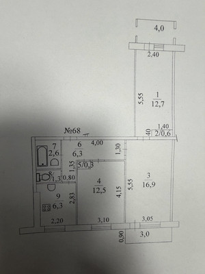Продам трехкомнатную (3-комн.) квартиру, Победы пр-кт, 49, Комсомольск-на-Амуре г