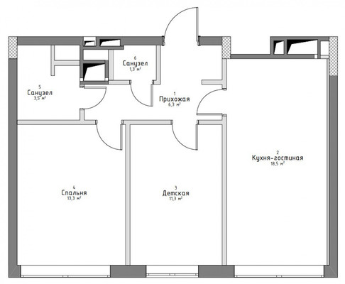 Продам двухкомнатную (2-комн.) квартиру, Архитектора Щусева ул, 5к1, Москва г