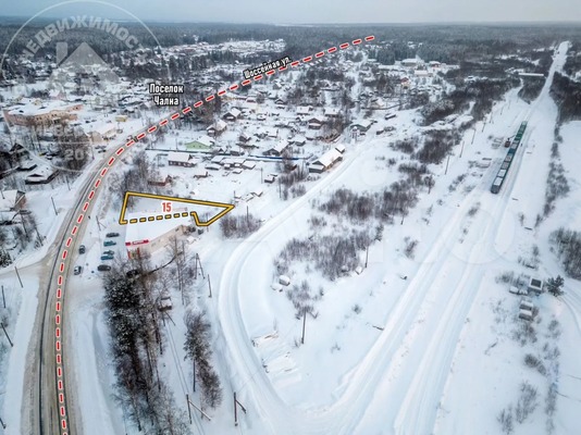 Продам участок 11 соток, ИЖС, Шоссейная ул, 64, Чална п, 0 км от города