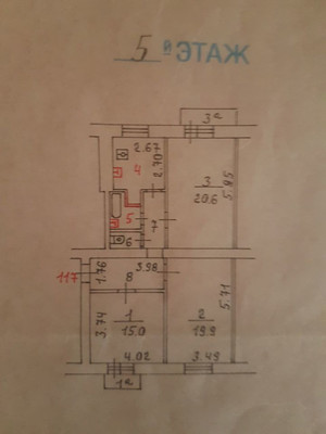Продам трехкомнатную (3-комн.) квартиру, 1-й Боткинский проезд, 2к6, Москва г