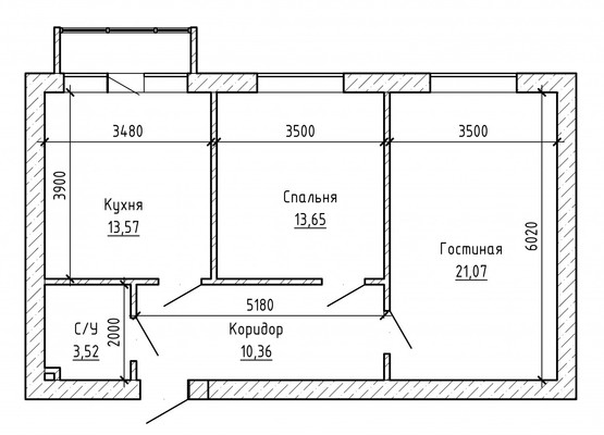 Продам двухкомнатную (2-комн.) квартиру, Шогенова ул, 55к32, Нальчик г
