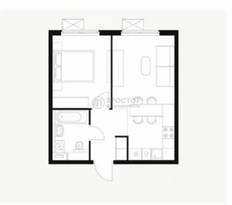 Продам однокомнатную (1-комн.) квартиру, Ясеневая ул, 12к1, Москва г
