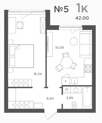 Продам однокомнатную (1-комн.) , Осенняя ул, 2к18, Ласкино п