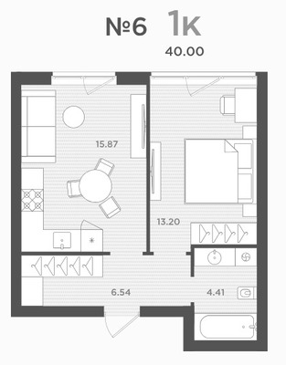 Продам однокомнатную (1-комн.) , Осенняя ул, 2к18, Ласкино п