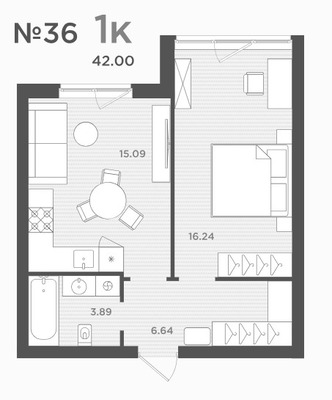 Продам однокомнатную (1-комн.) , Осенняя ул, 2к18, Ласкино п