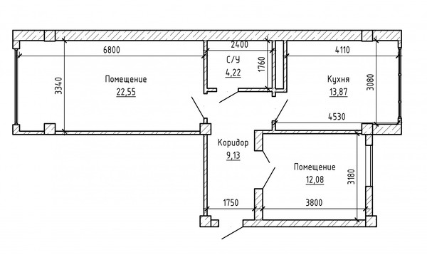 Продам двухкомнатную (2-комн.) квартиру, Шогенова ул, 12, Нальчик г