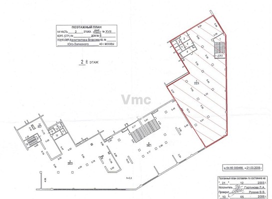 Сдам офисное помещение 383 м2, Архитектора Власова ул, 6, Москва г