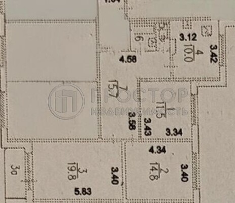 Продам трехкомнатную (3-комн.) квартиру, Поречная ул, 21, Москва г