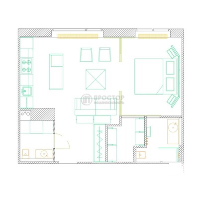 Продам двухкомнатную (2-комн.) квартиру, Ленинградский пр-кт, 36с36, Москва г