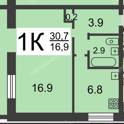 Продам однокомнатную (1-комн.) квартиру, Арсеньева ул, 1, Нижний Новгород г
