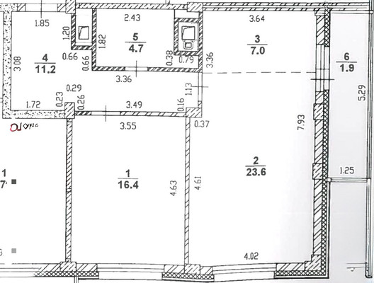 Продам двухкомнатную (2-комн.) квартиру, Галеева ул, 8ак1, Казань г