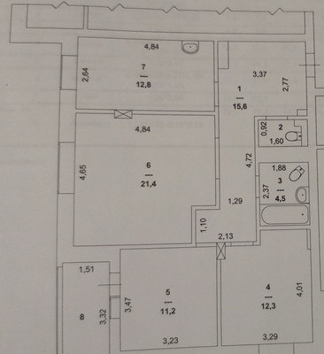 Продам трехкомнатную (3-комн.) квартиру, Студенческая ул, 20, Ханты-Мансийск г