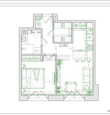 Продам однокомнатную (1-комн.) квартиру, Академика Королева ул, 21, Москва г