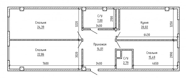 Продам трехкомнатную (3-комн.) квартиру, Шарданова ул, 52, Нальчик г