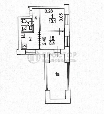 Продам однокомнатную (1-комн.) квартиру, Нахимовский пр-кт, 42, Москва г