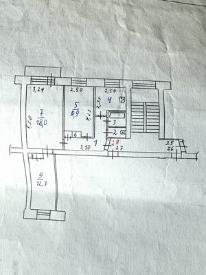 Продам трехкомнатную (3-комн.) квартиру, Розы Люксембург ул, 39, Иркутск г