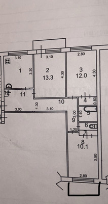 Продам трехкомнатную (3-комн.) квартиру, Добролюбова ул, 1, Иркутск г