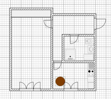 Продам однокомнатную (1-комн.) квартиру, Докучаева ул, 11, Брянск г