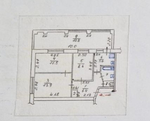 Продам трехкомнатную (3-комн.) квартиру, Мира ул, 10, Школьное п