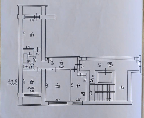 Продам трехкомнатную (3-комн.) квартиру, им. Тургенева ул, 144, Краснодар г