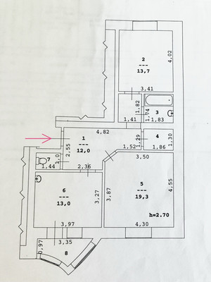 Продам двухкомнатную (2-комн.) квартиру, Мира ул, 52, Ханты-Мансийск г