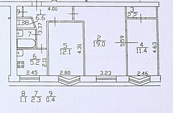 Продам трехкомнатную (3-комн.) квартиру, Энгельса пр-кт, 96О, Санкт-Петербург г