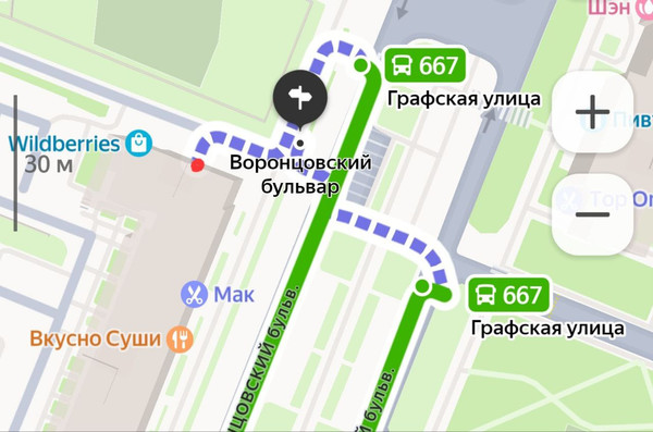 Продам однокомнатную (1-комн.) квартиру, Воронцовский б-р, 17, Мурино п