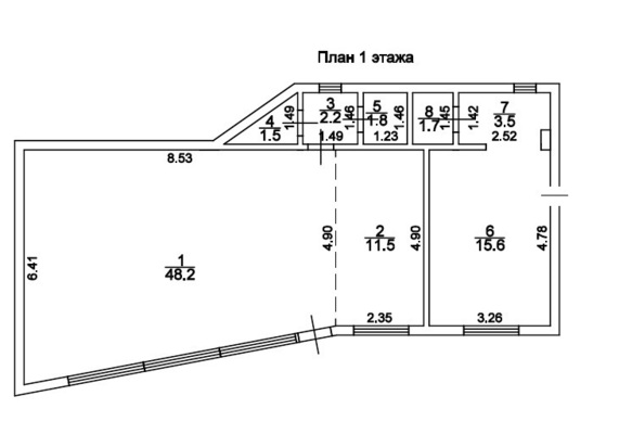 Сдам коммерческое помещение 86 м2, Ленинградское ш, 21, Химки г