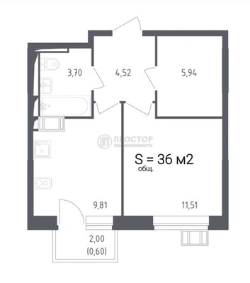 Продам однокомнатную (1-комн.) квартиру, Аэростатная ул, 6к4, Кокошкино п