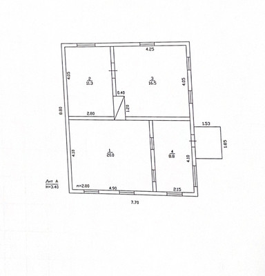 Продам дом, Школьная ул, 35, Воздвиженская ст-ца, 0 км от города