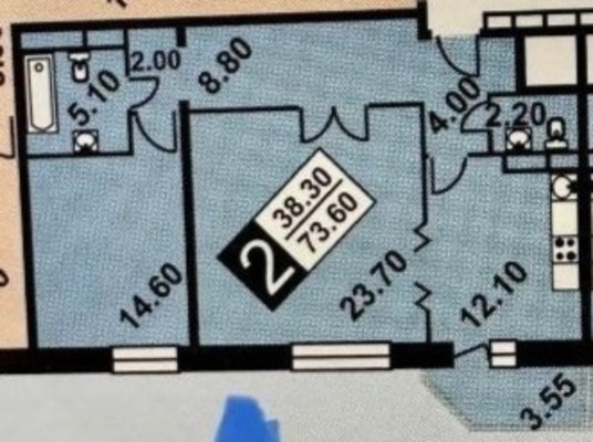 Продам двухкомнатную (2-комн.) квартиру, Столетова ул, 19, Москва г