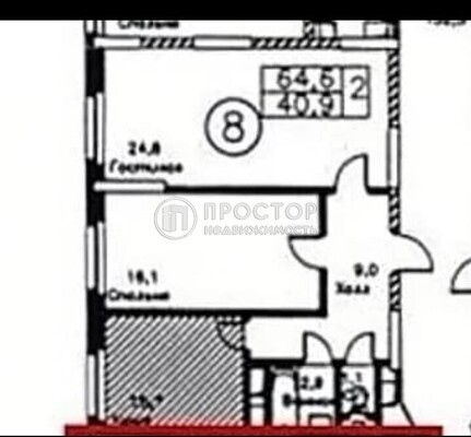 Продам двухкомнатную (2-комн.) квартиру, Хорошёвское ш, 12к1, Москва г