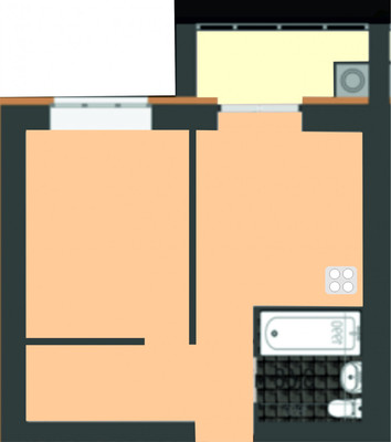 Продам однокомнатную (1-комн.) квартиру, Перспективная ул, 2А, Рыбное г