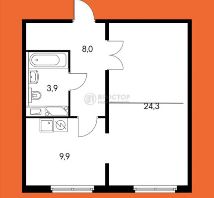 Продам двухкомнатную (2-комн.) квартиру, Римского-Корсакова ул, 11к7, Москва г