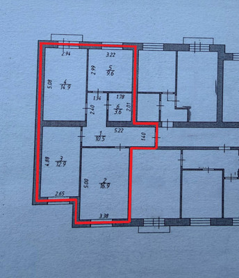 Продам трехкомнатную (3-комн.) квартиру, Мещерская (Новое Ступино мкр) ул, 4, Верзилово с