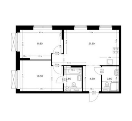 Продам двухкомнатную (2-комн.) квартиру (долевое), Халитова ул, Казань г