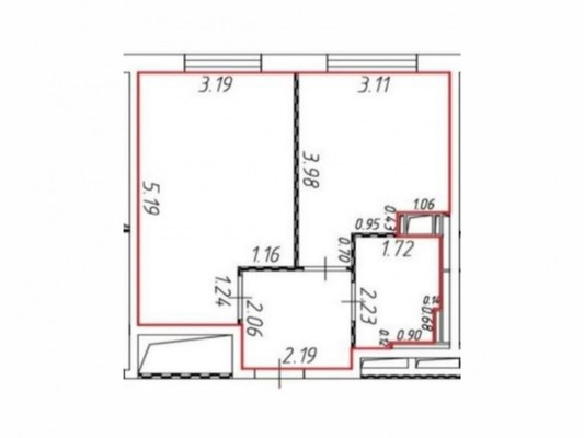 Продам однокомнатную (1-комн.) квартиру, 1-й Стрелковый пер, 5, Мытищи г