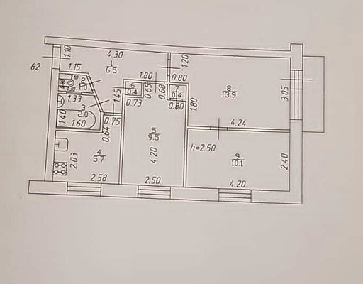 Продам трехкомнатную (3-комн.) квартиру, Лейтенанта Красикова ул, 14, Казань г