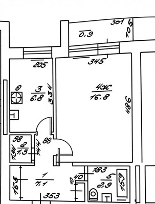 Продам однокомнатную (1-комн.) квартиру, А (НП Гаражное общество Невского-2 тер ряд, 188к3, Калининград г