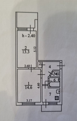 Продам двухкомнатную (2-комн.) квартиру, Ю.А.Гагарина ул, 28, Нальчик г