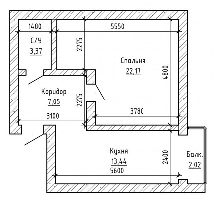 Продам однокомнатную (1-комн.) квартиру, Ленина ул, 392, Шалушка с