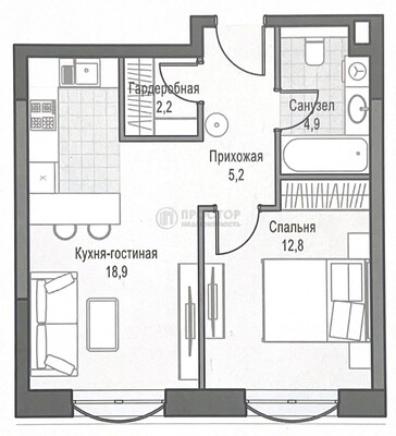 Продам двухкомнатную (2-комн.) квартиру, Академика Королева ул, 21, Москва г